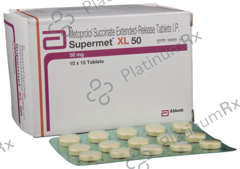 Supermet XL 50mg Tablet 15s