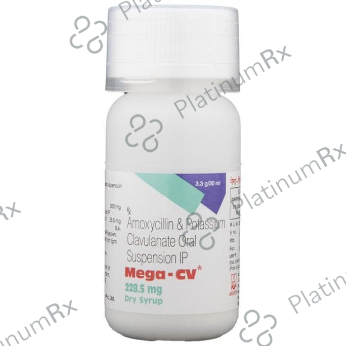 Mega CV 228.5mg Dry Syrup 30ml