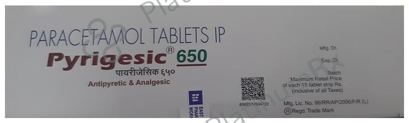 Pyrigesic 650 Tablet 15 Tablet