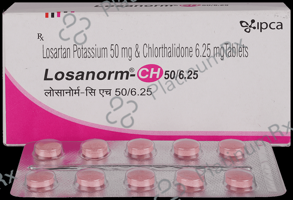 Losanorm-CH 50/6.25 Tablet