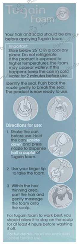 Tugain 5% Foam Solution 60gm
