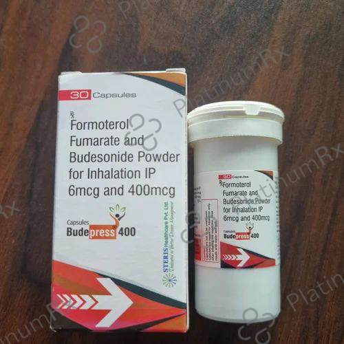 Budepress 6/400mcg Capsule 30s