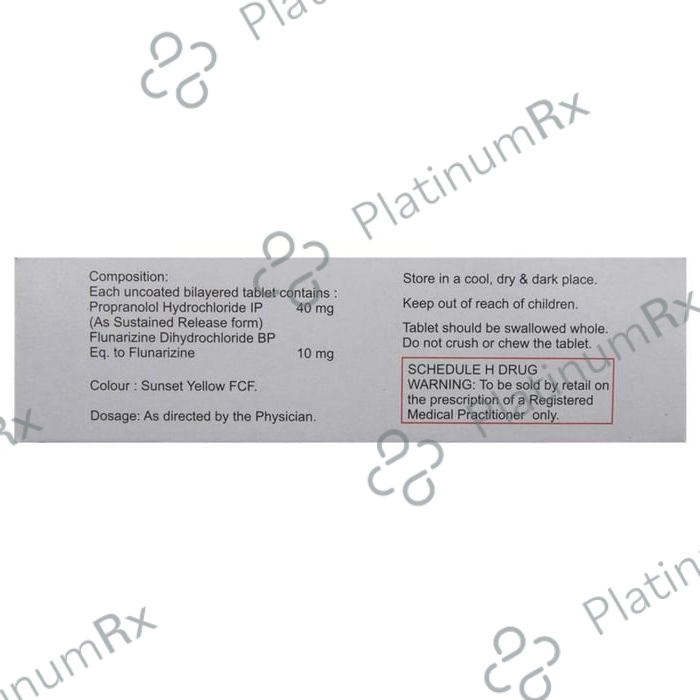 Migrabeta Plus 10/40mg Tablet 10s