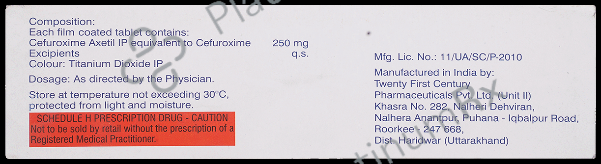 Ceroxim 250mg Tablet 10s