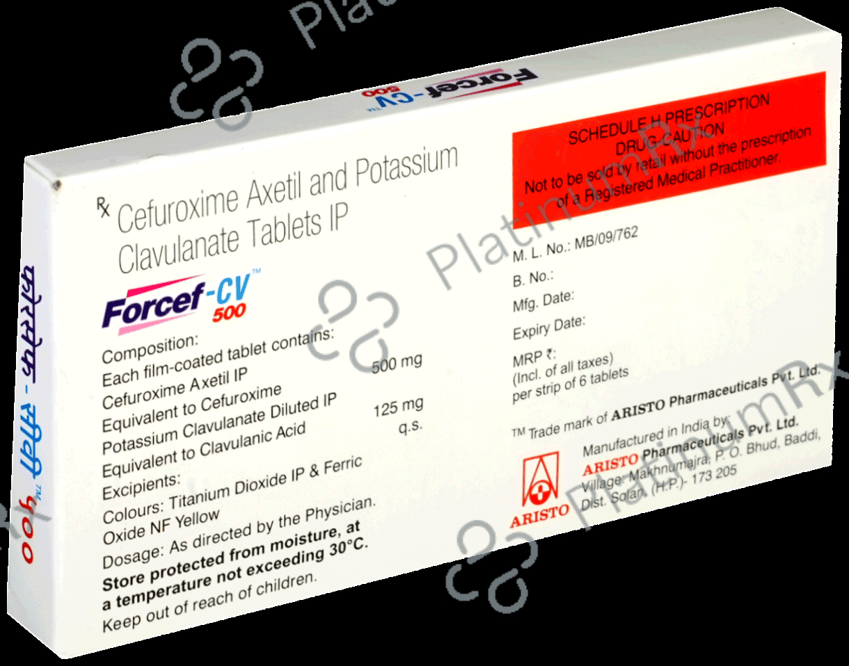 Forcef CV 500/125mg Tablet 6s