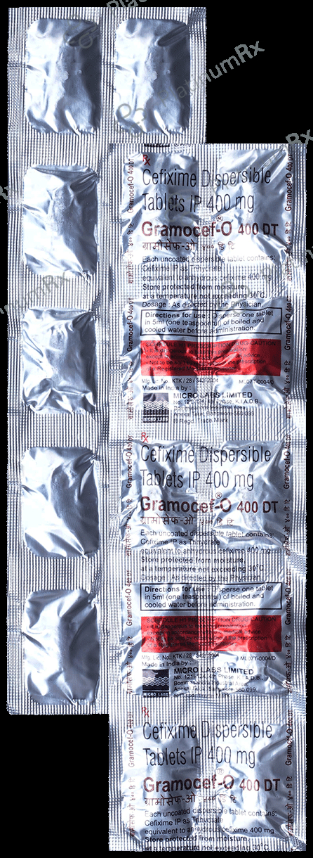 Gramocef-O 400mg Tablet DT