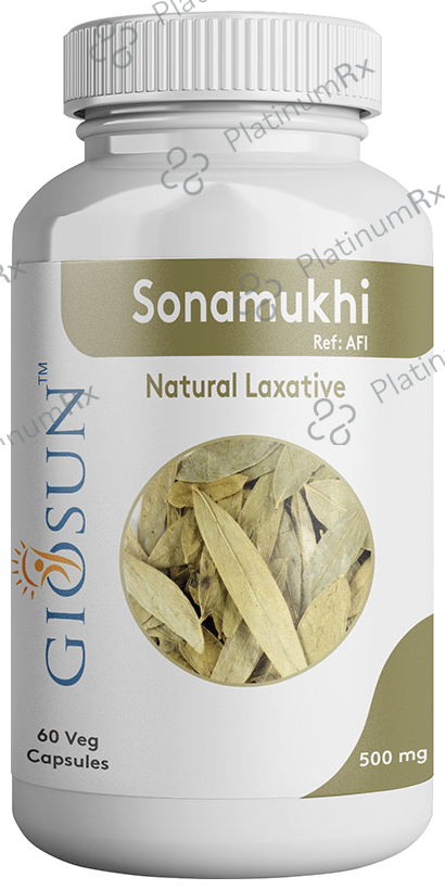 Giosun Sonamukhi 500mg Veg Capsule