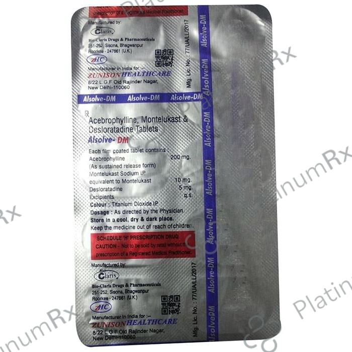 Alsolve-DM Tablet