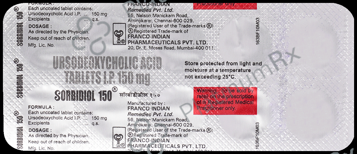 Sorbidiol 150mg Tablet 10s