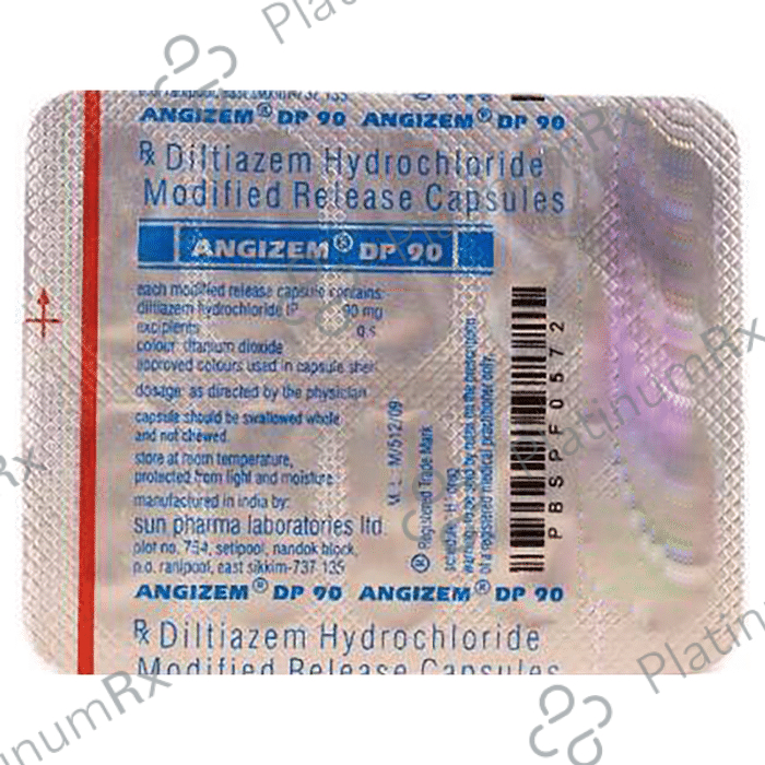 Angizem DP 90mg Capsule MR 10s