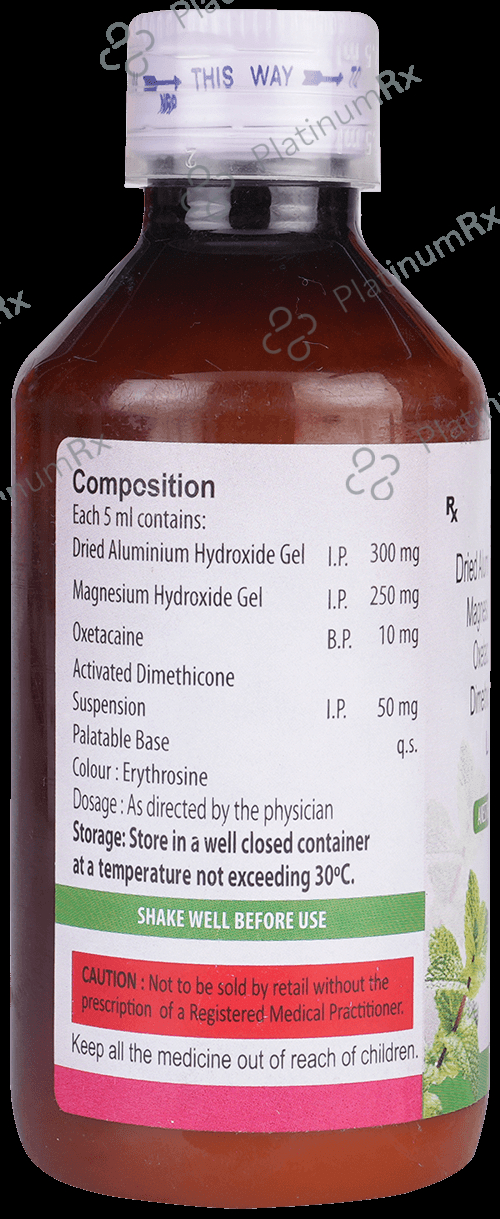 Lokcid-O Gel Mint Sugar Free