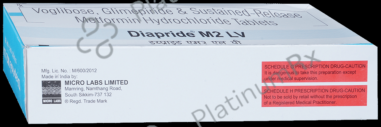 Diapride M2 LV 2/500/0.2mg Tablet SR 15s