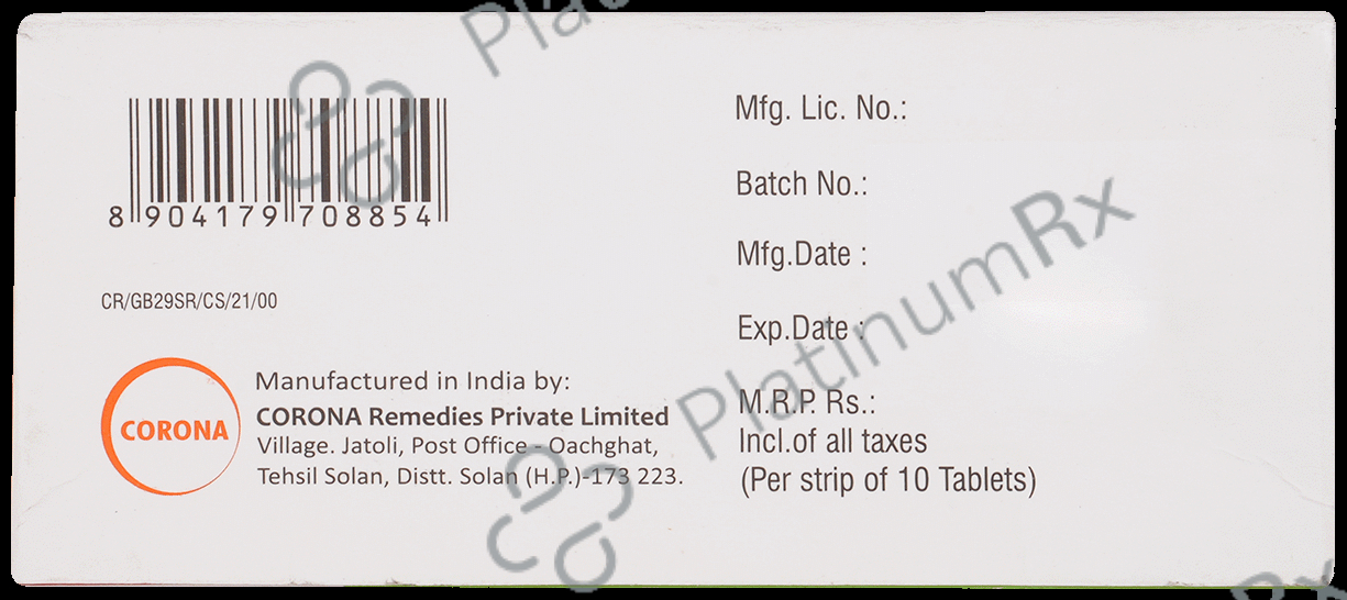 GB 29 1500mcg/75mg Tablet SR