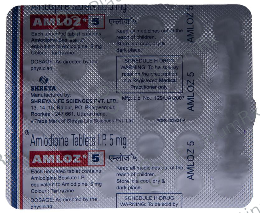 Amloz 5mg Tablet 30s