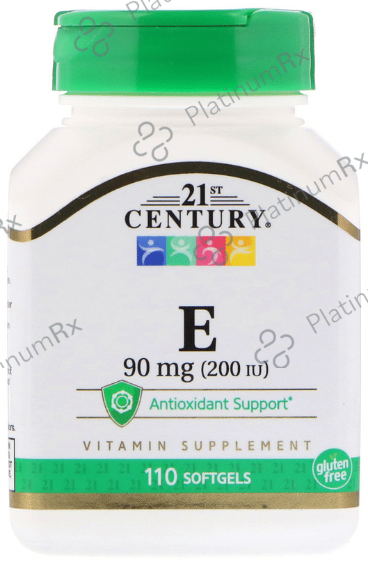 21st Century E 200 Natural Softgels