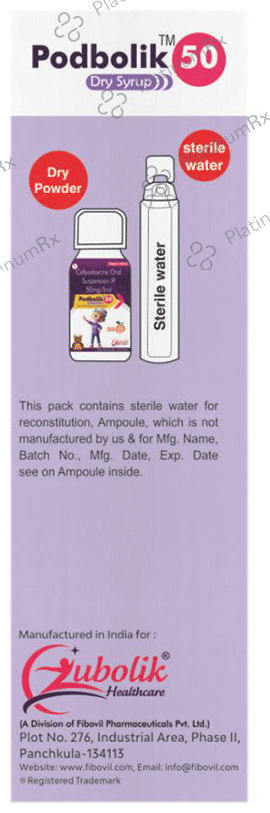 Podbolik 50 Dry Syrup Orange