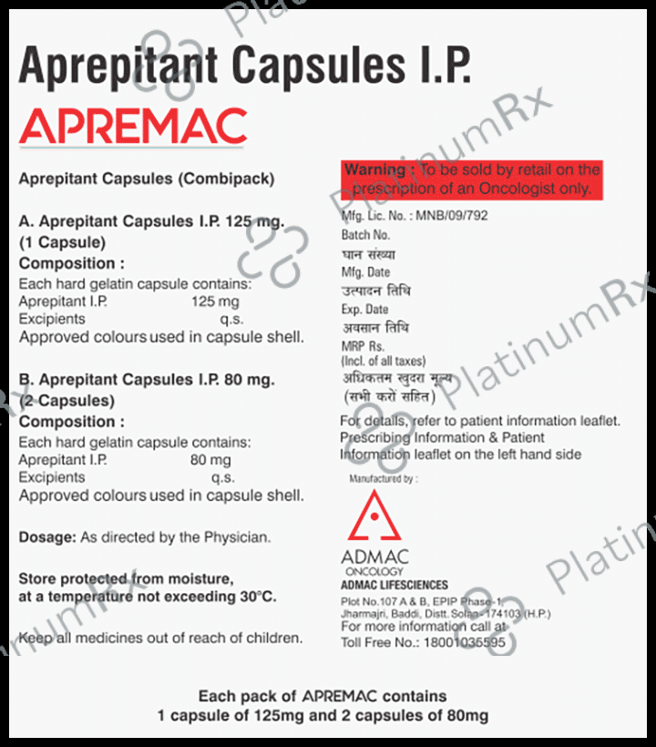 Apremac Capsule Combipack