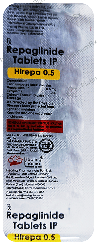 Hirepa 0.5mg Tablet 10s