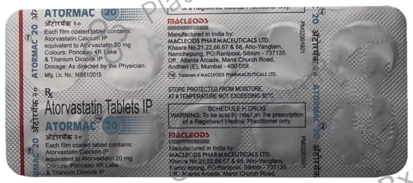 Atormac 20mg Tablet 10s