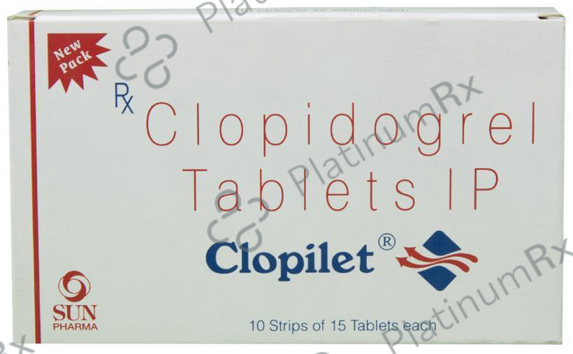 Clopilet 75mg Tablet 15s