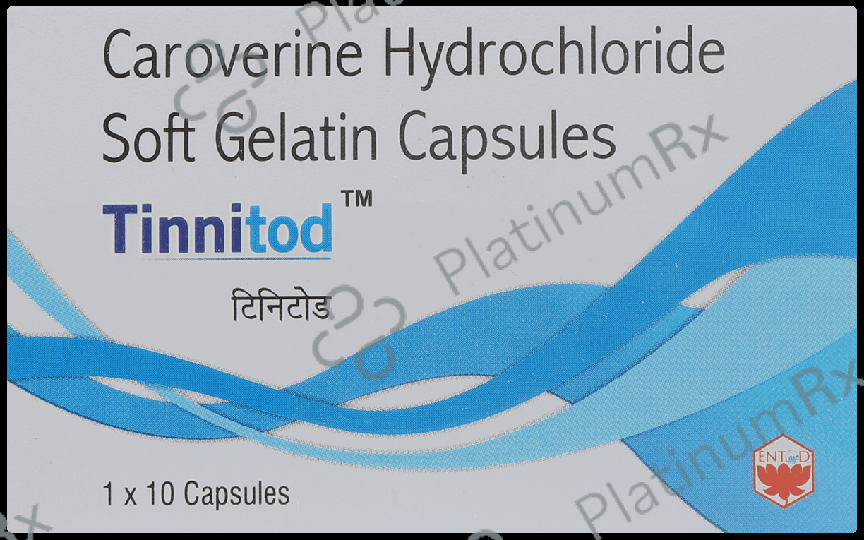 Tinnitod 20mg Capsule 10s