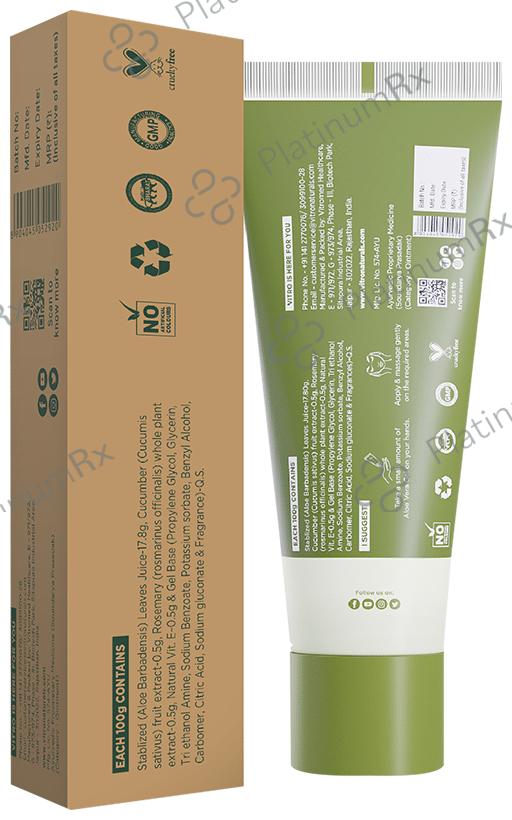 Vitro Naturals I Am Natural Aloe Vera Gel for All Skin type Gel