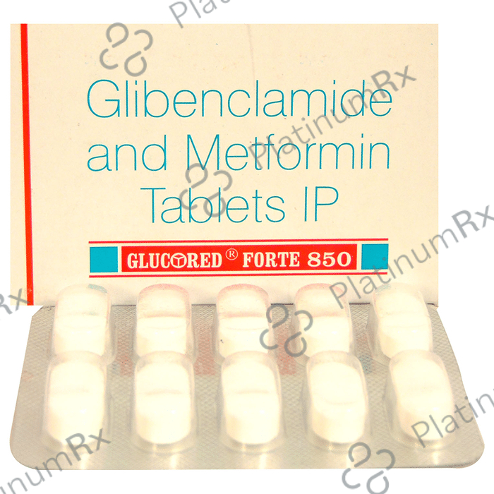 Glucored Forte 5/850mg Tablet 10s