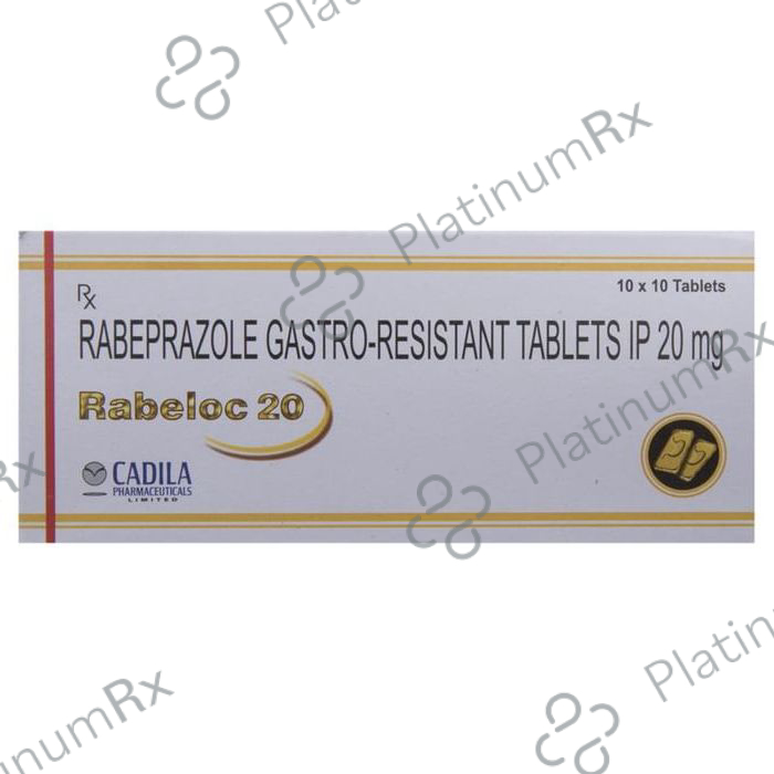 Rabeloc 20mg Tablet 10s