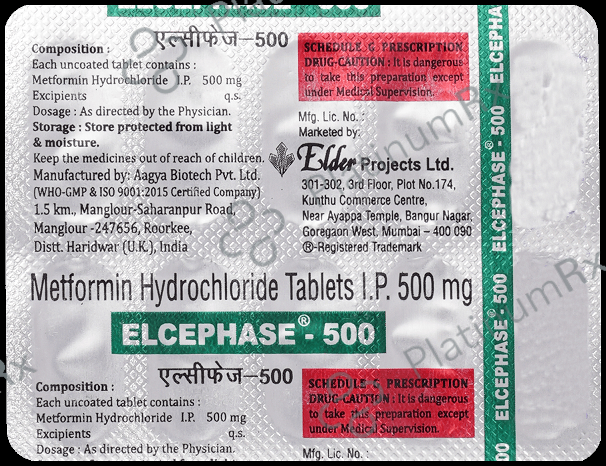 Elcephase 500mg Tablet 10 Tablet