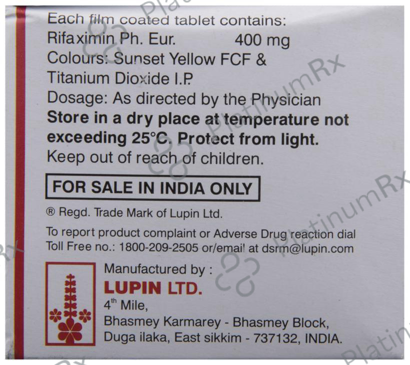 Rcifax 400mg Tablet 10s