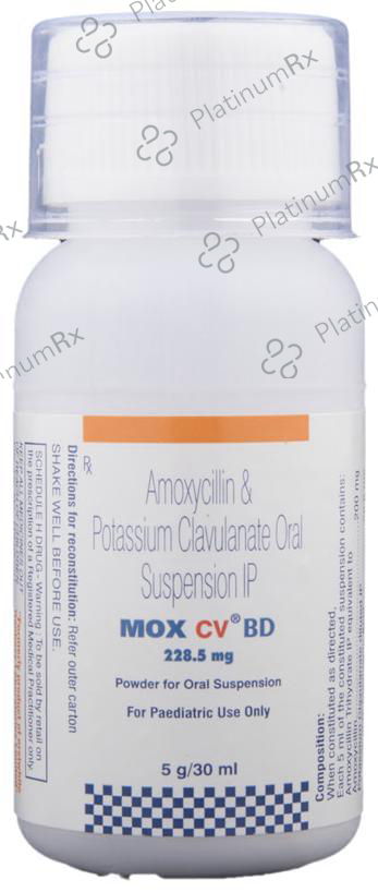Mox CV BD 228.5mg Powder for Oral Suspension 30ml