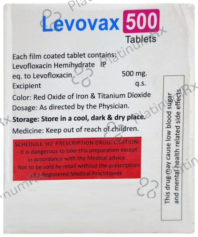 Levovax 500mg Tablet