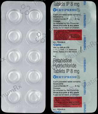 Vertipress 8 Tablet