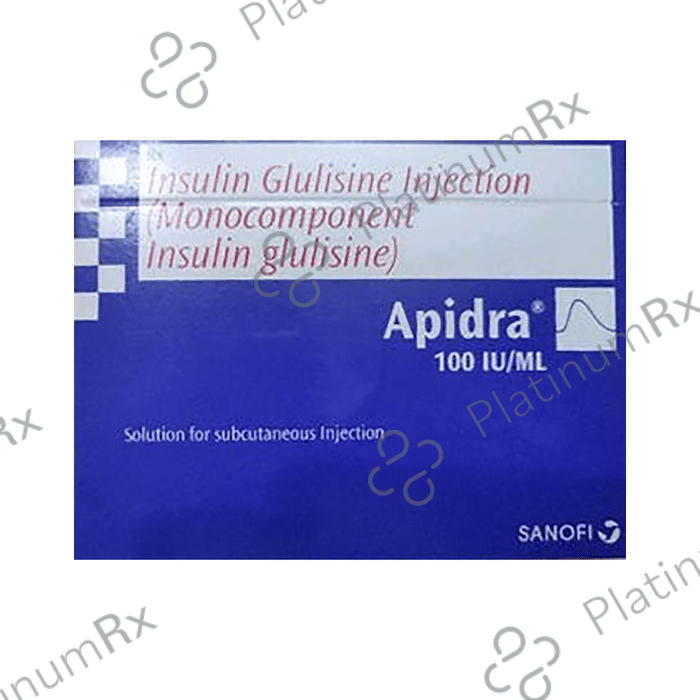 Apidra (100 IU/ml) (1*3ml Refill Cartridge / Injection)