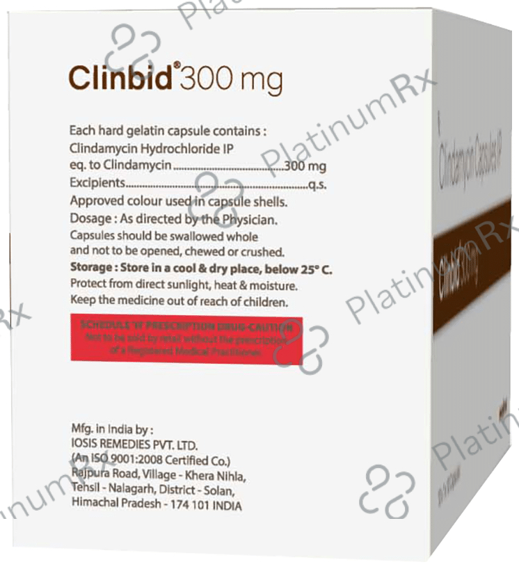 Clinbid 300mg Capsule 10 Capsule Innovative Pharma