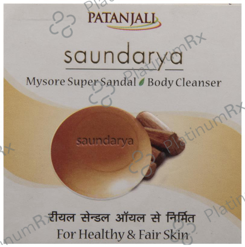 Patanjali Ayurveda Saundarya Mysore Super Sandal Body Cleanser