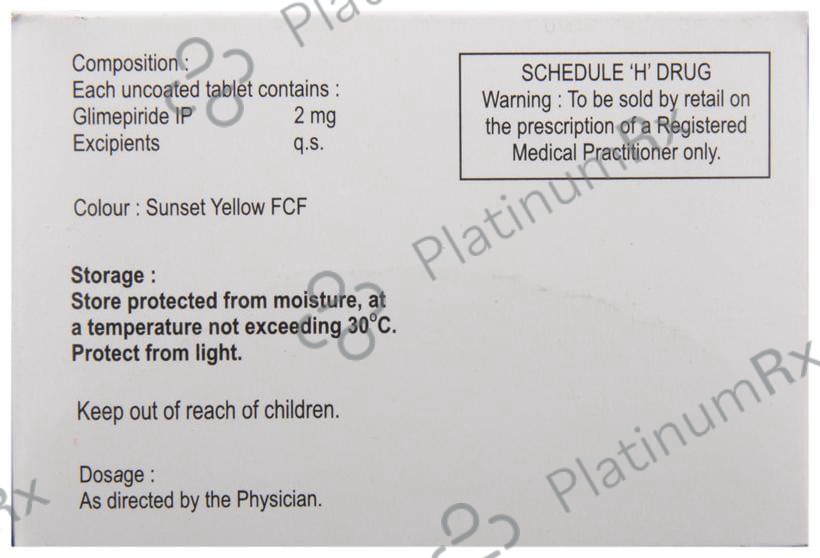 Glimestar 2mg Tablet 10s