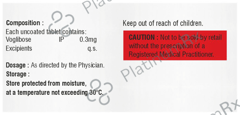 Voglivil 0.3mg Tablet