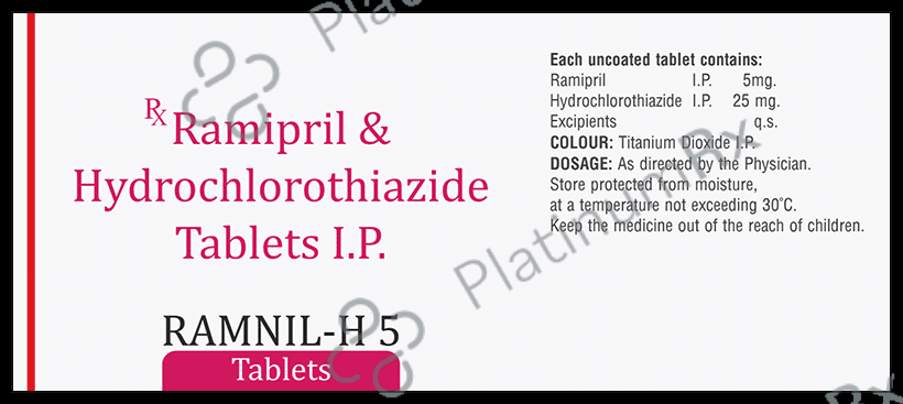Ramnil H 5mg/25mg Tablet