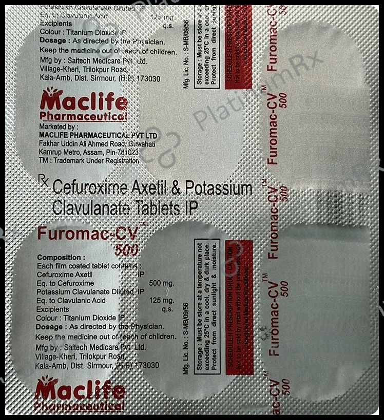 Furomac-CV 500 Tablet