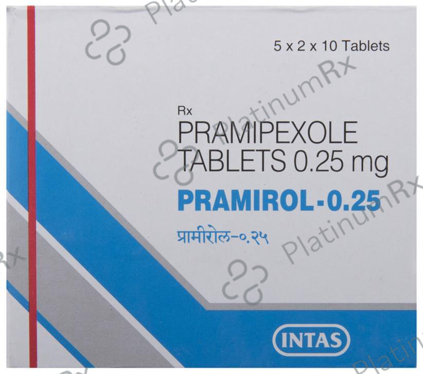 Pramirol 0.25mg Tablet 10s