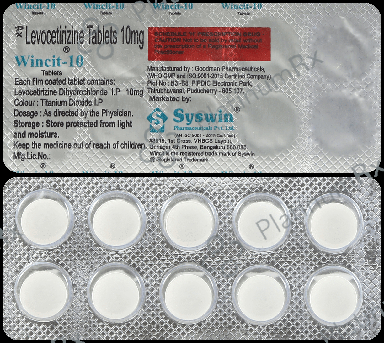 Wincit 10mg Tablet 10s