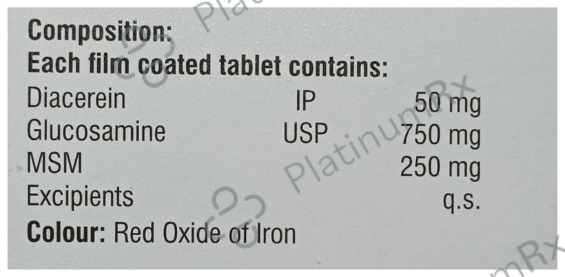 Glucoat D 750mg/50mg/250mg Tablet