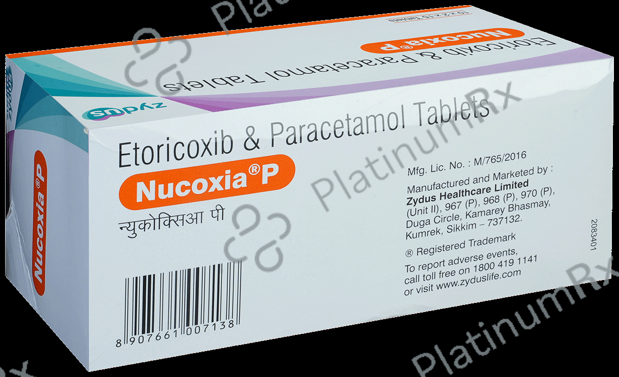 Nucoxia P 60/325mg Tablet 15s
