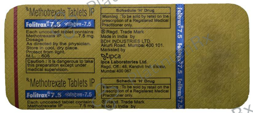 Folitrax 7.5mg Tablet 10s