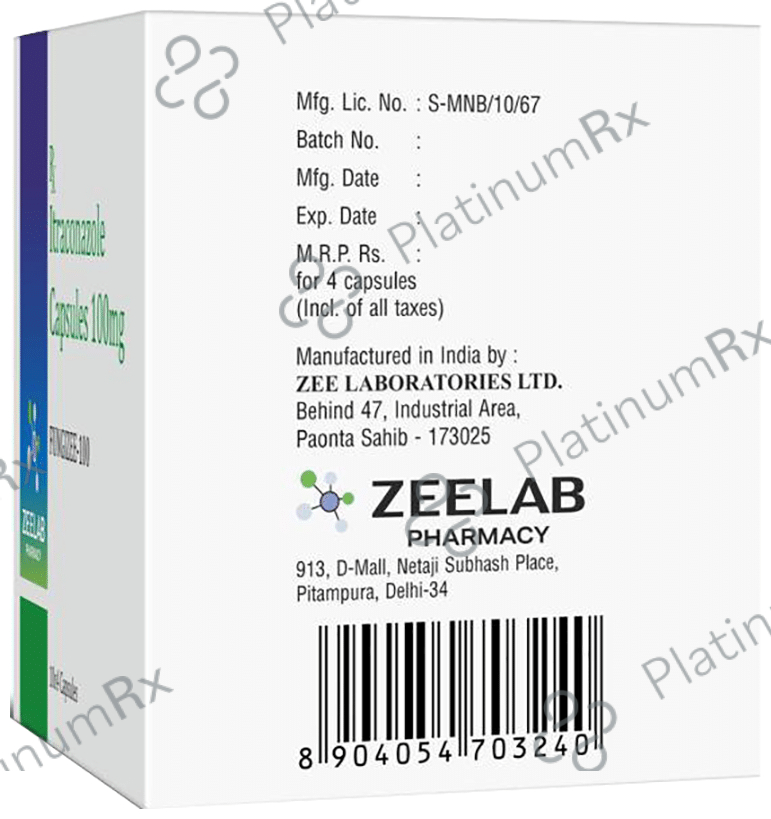 Fungizee 100mg Capsule