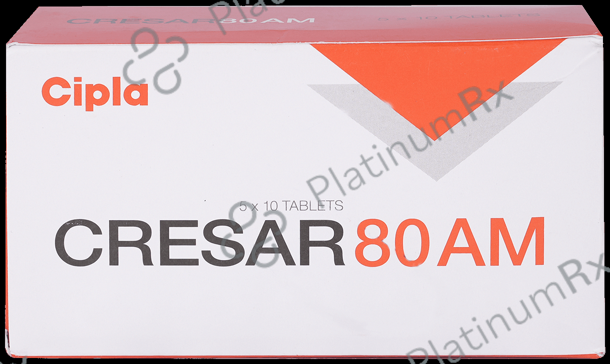 Cresar 80 AM 80/5mg Tablet 10s