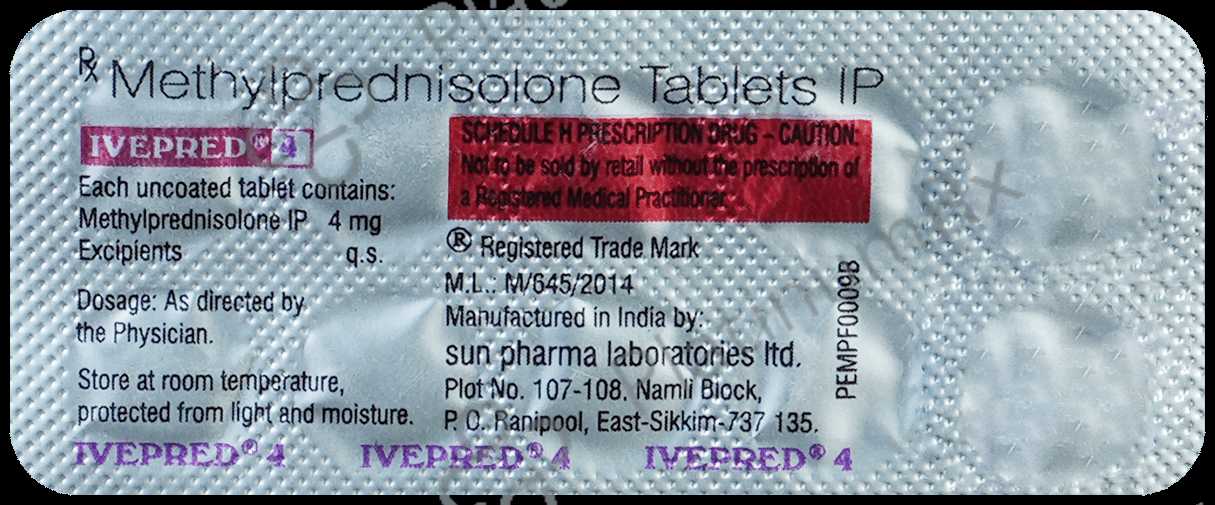Ivepred 4mg Tablet 10s