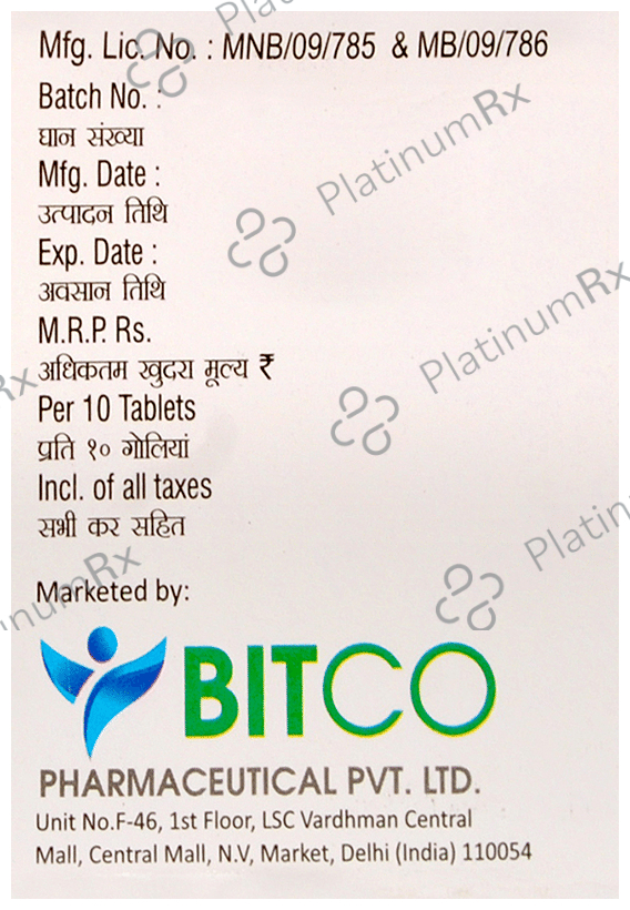 Bitcocyst-M Tablet SR