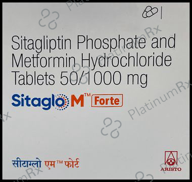 Sitaglo M Forte 50/1000mg Tablet 15s